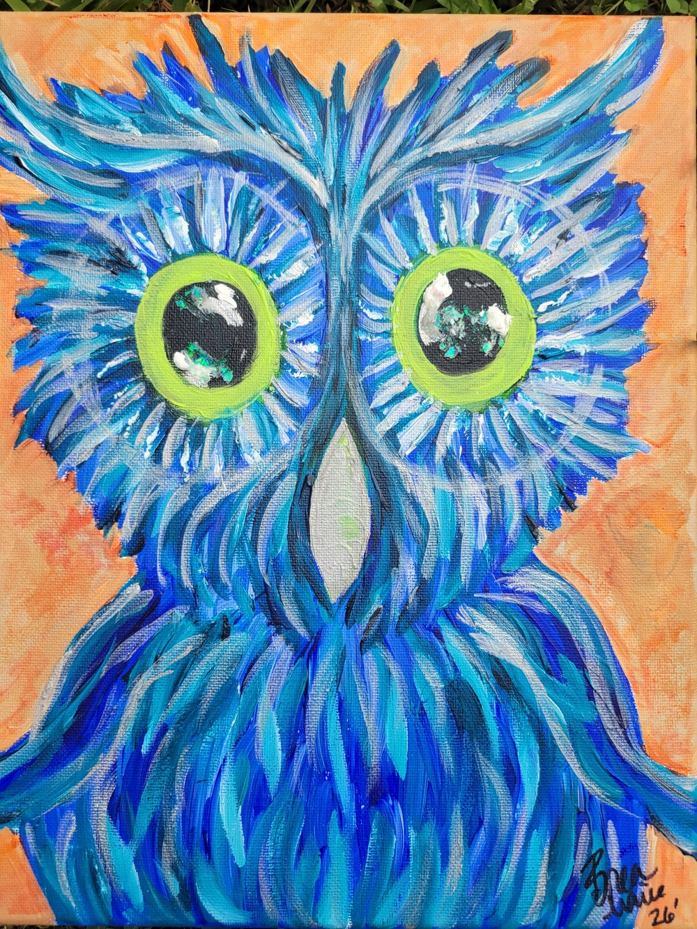 "Sammy" Original Artwork Created By Brea Marie 11in X 14in - Picture 5 of 6